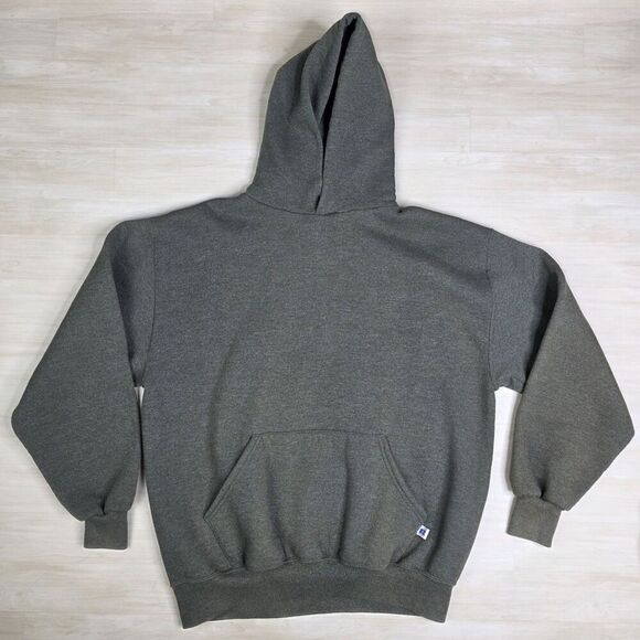 Russell Athletic Other - Vintage 90s Russell Athletic Pullover Hoodie Forest Green Olive Men’s Large Y2K